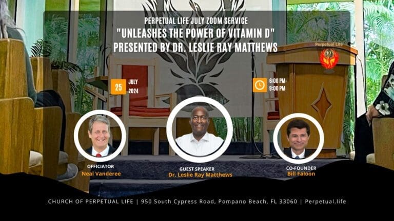 "Unleashes the Power of Vitamin D" presented by Dr. Leslie Ray Matthews 
