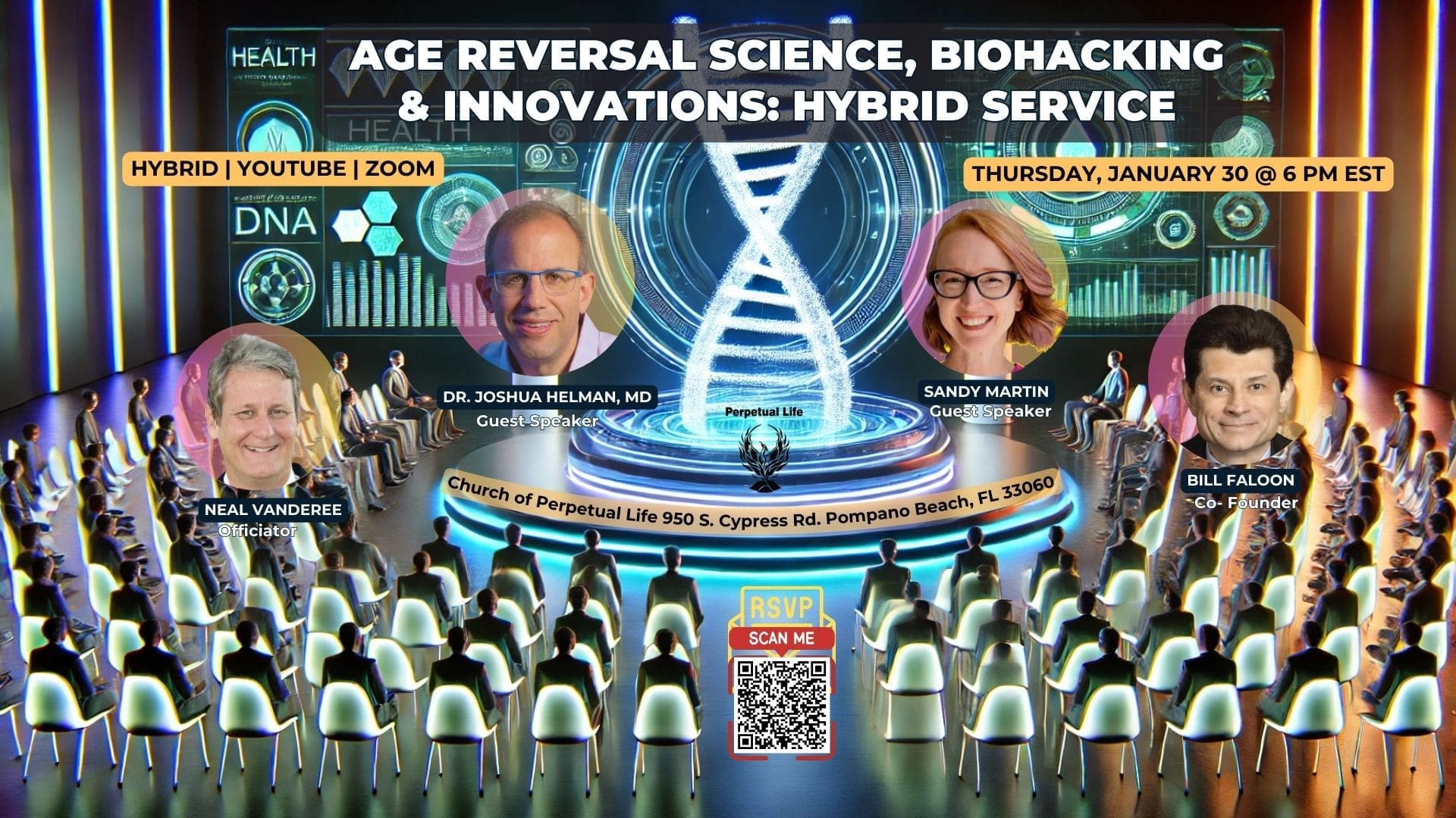 Age Reversal Science, Biohacking & Innovations: Hybrid Event