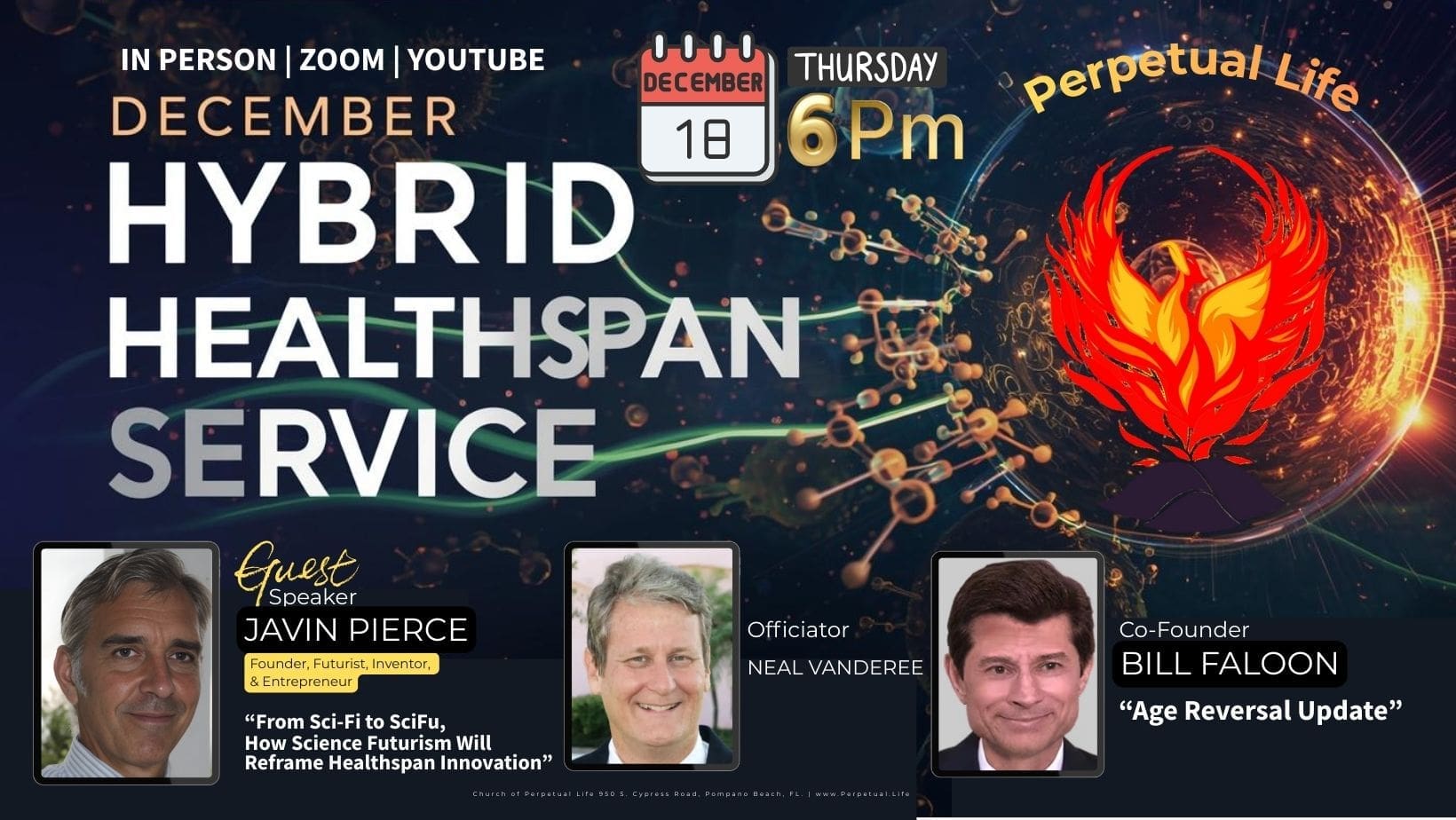 Hybrid Healthspan Service: A Gathering for Science Futurism and Longevity