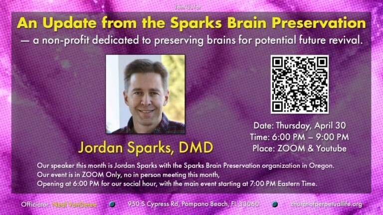 An Update from the Sparks Brain Preservation